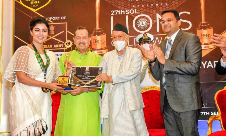 Debina Banerjee honored at 27th Soul Lions Gold Awards 2021