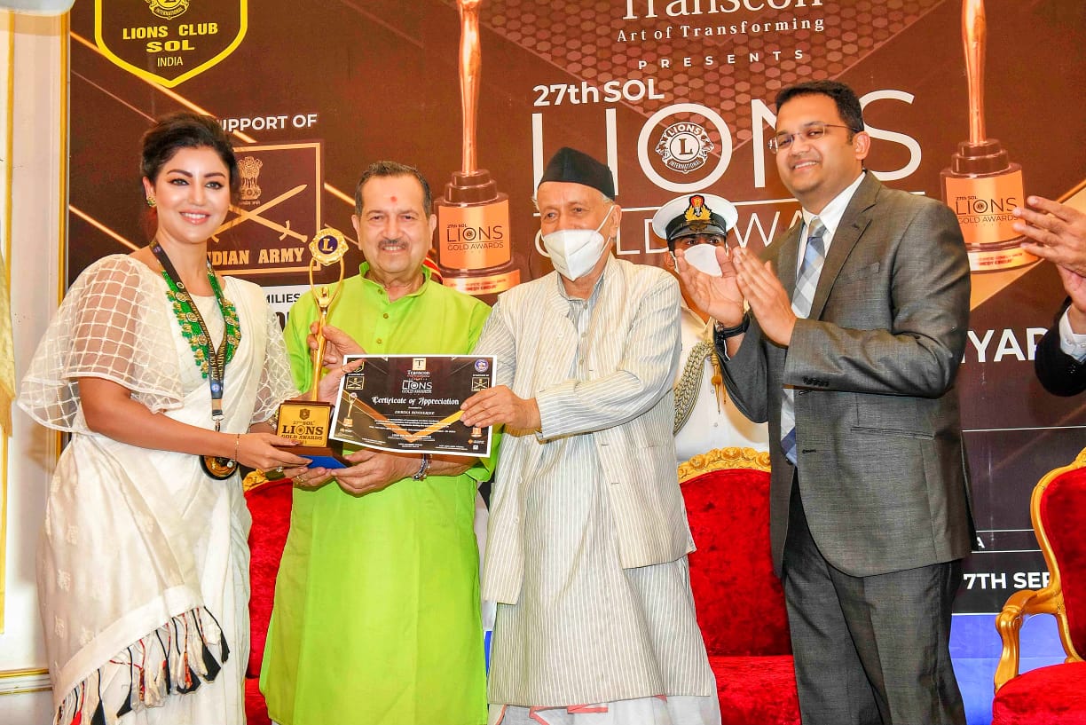 Debina Banerjee honored at 27th Soul Lions Gold Awards 2021