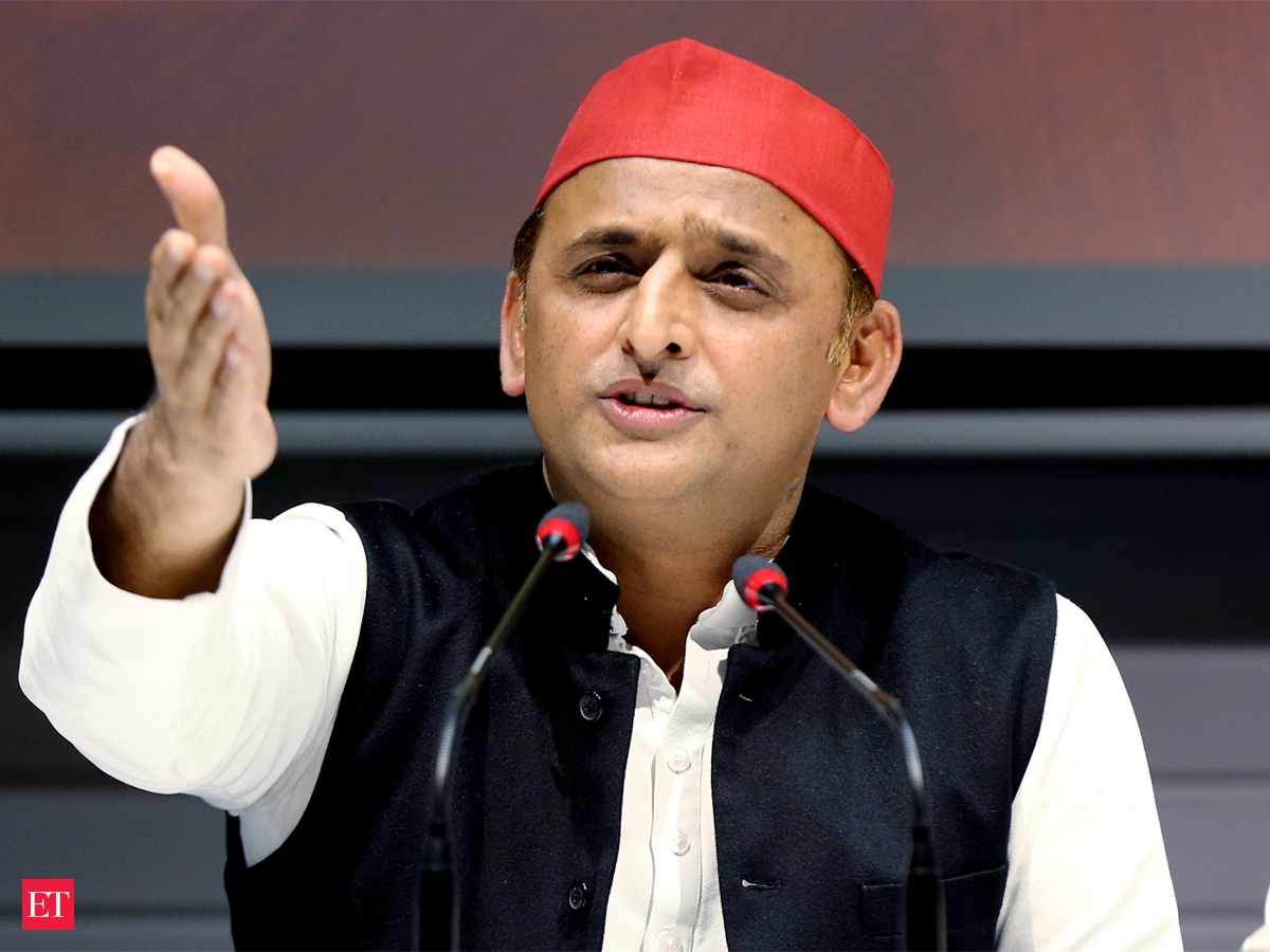 Akhilesh Yadav sat on dharna