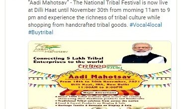 Aadi Mahotsav: A big effort to introduce people to tribal culture