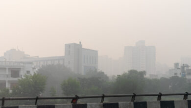 Haze effect in Delhi