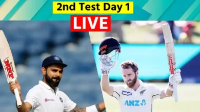 2nd test match between India and New Zealand today