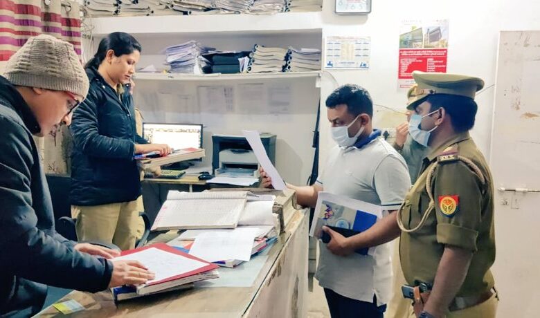 Accidental inspection was done by Greater Noida in the respective police station areas.