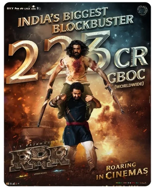 SS Rajamouli's "RRR" created a ruckus at the box office on the second day, the film's earnings still in the forefront