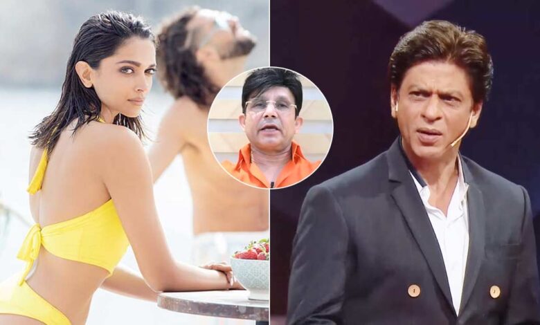 Shah Rukh Khan to take legal action against Kamaal R Khan for defaming Deepika Padukone's 'skin show' in Besharam Rang? KRK said, 'If he asks me not to review...'